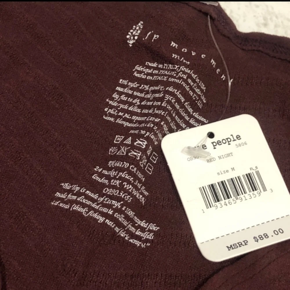 Free People Gone Adrift Long Sleeve Size Medium